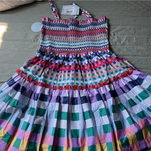 Hill House Seraphina Mini in Multigingham Large - Picture 2 of 4